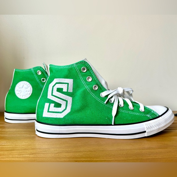 New w/o box Kelly Green Converse Chuck Taylor Men MSU Michigan State Sneakers